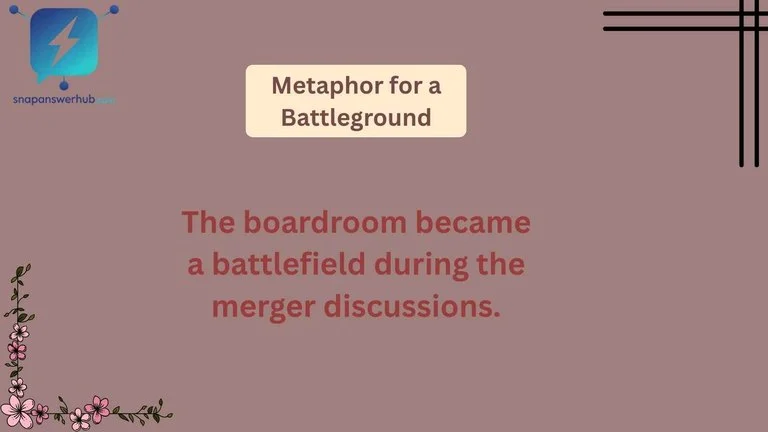 Metaphor for a Battleground