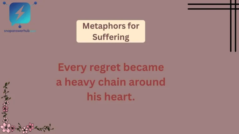Metaphors for Suffering