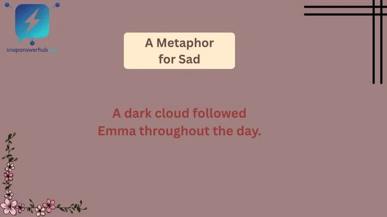 A Metaphor for Sad