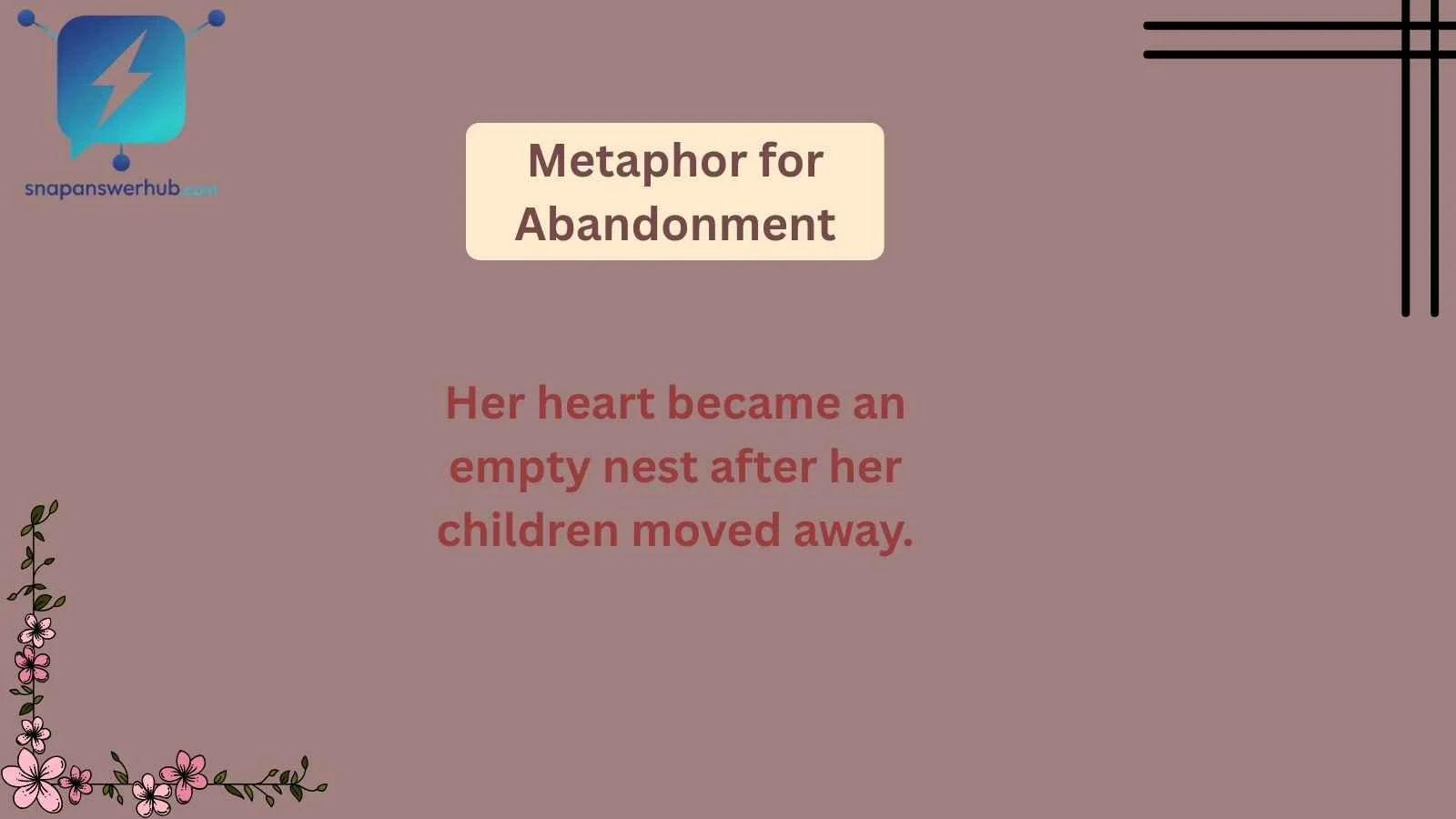 Metaphor for Abandonment