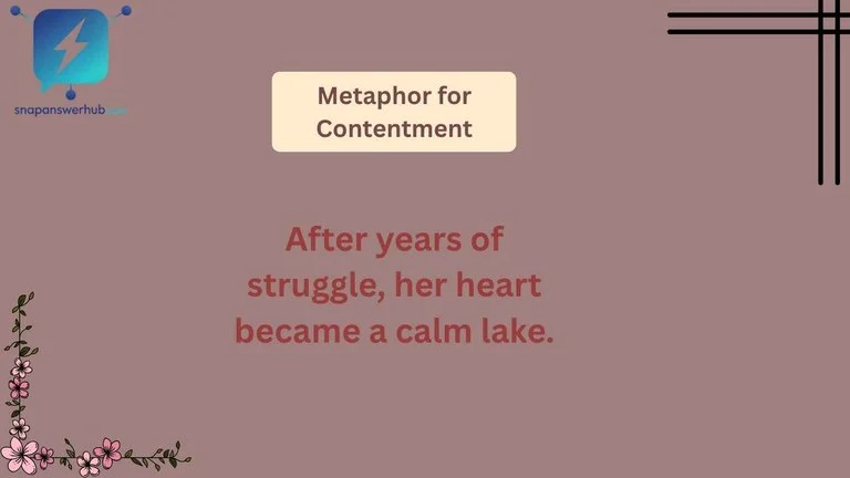 Metaphor for Contentment
