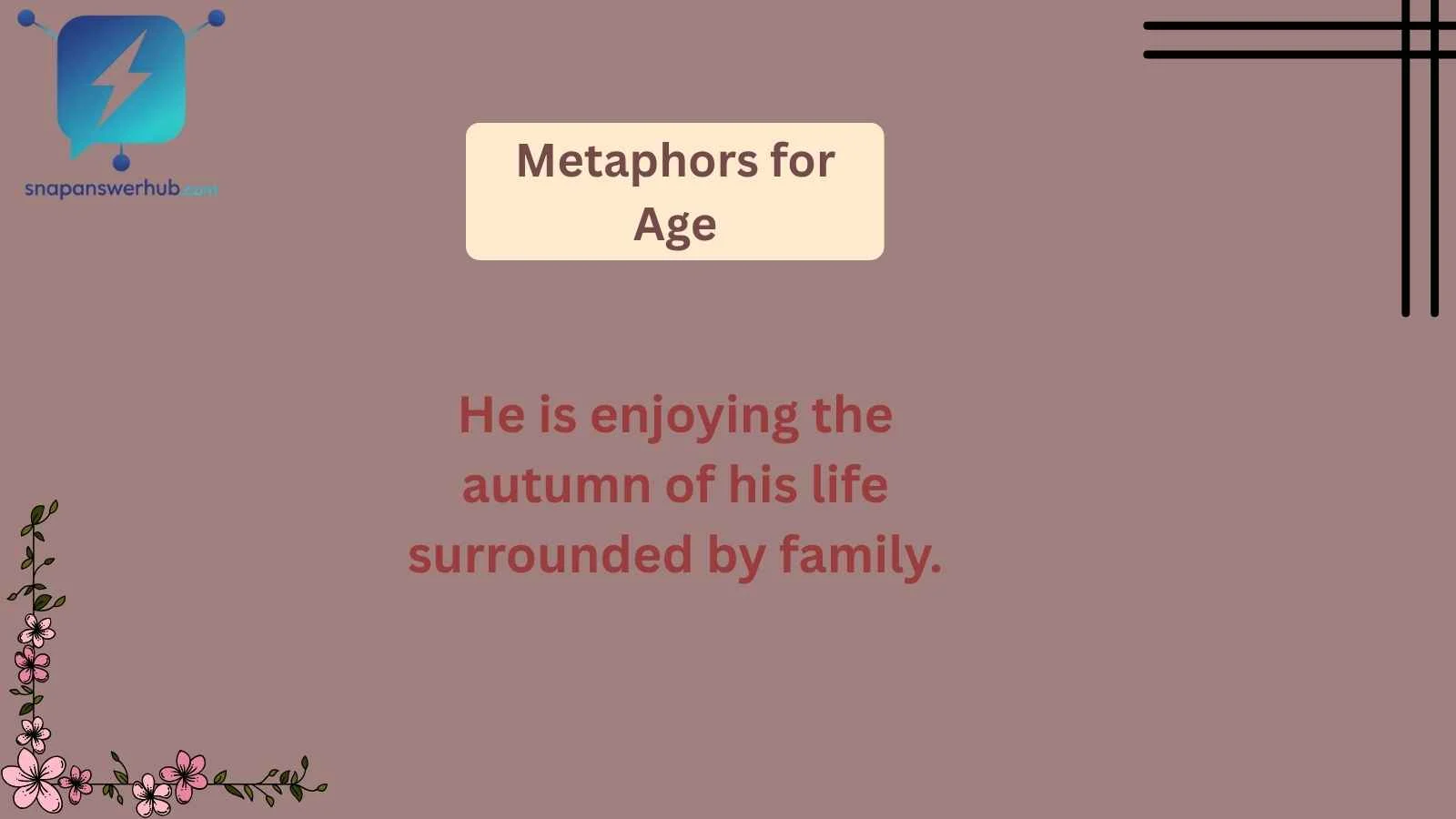 Metaphors for Age